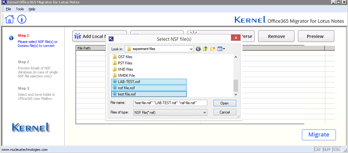 lotus notes database migration tools